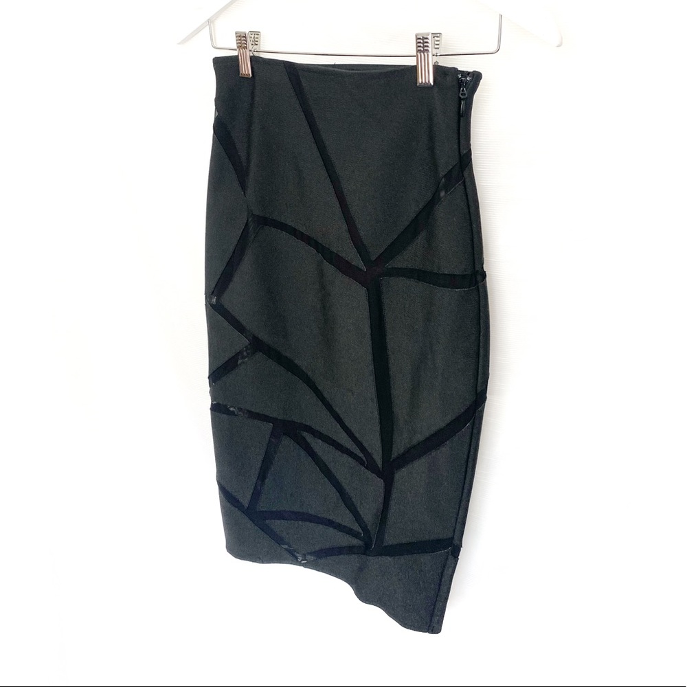 Angl Geometric Pencil Skirt - Picture 3 of 7